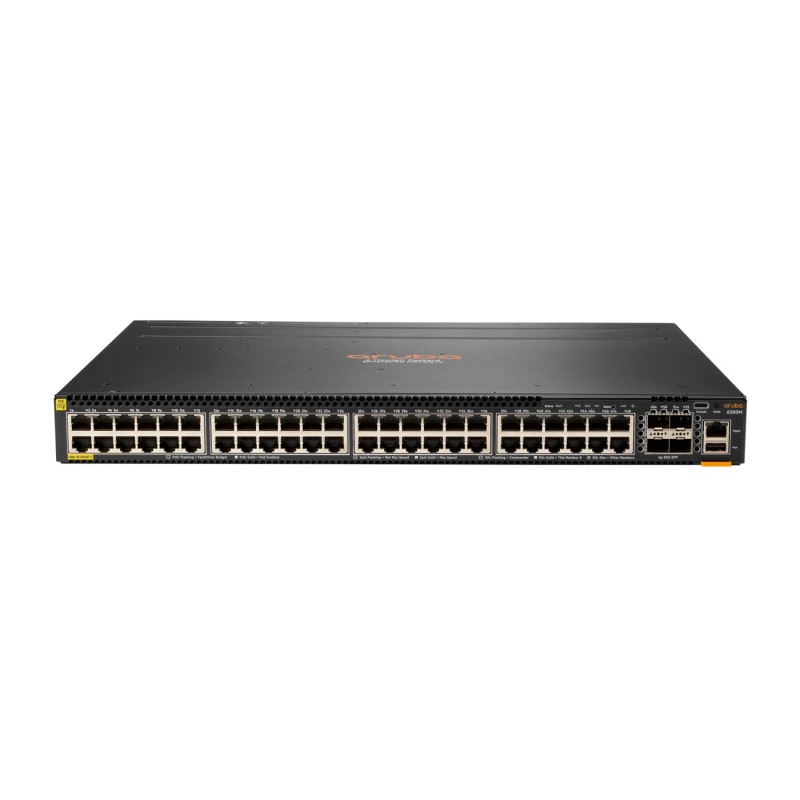 HPE Aruba 6300M Géré L3 Gigabit Ethernet (10 100 1000) Connexion Ethernet, supportant l'alimentation via ce port (PoE) 1U Gris