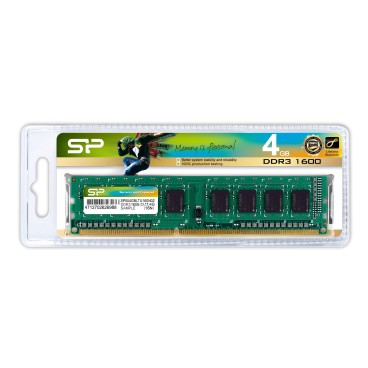 Silicon Power SP004GBLTU160N02 module de mémoire 4 Go DDR3 1600 MHz