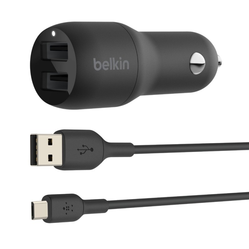 Belkin CCE002BT1MBK chargeur d'appareils mobiles Noir Auto