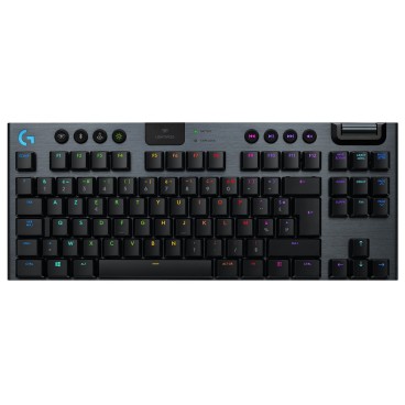 Logitech G G915 TKL Tenkeyless LIGHTSPEED Wireless RGB Mechanical Gaming Keyboard clavier RF sans fil + Bluetooth AZERTY
