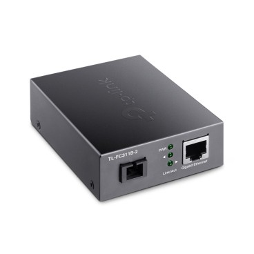 TP-Link TL-FC311B-2 convertisseur de support réseau 1000 Mbit s Monomode Noir