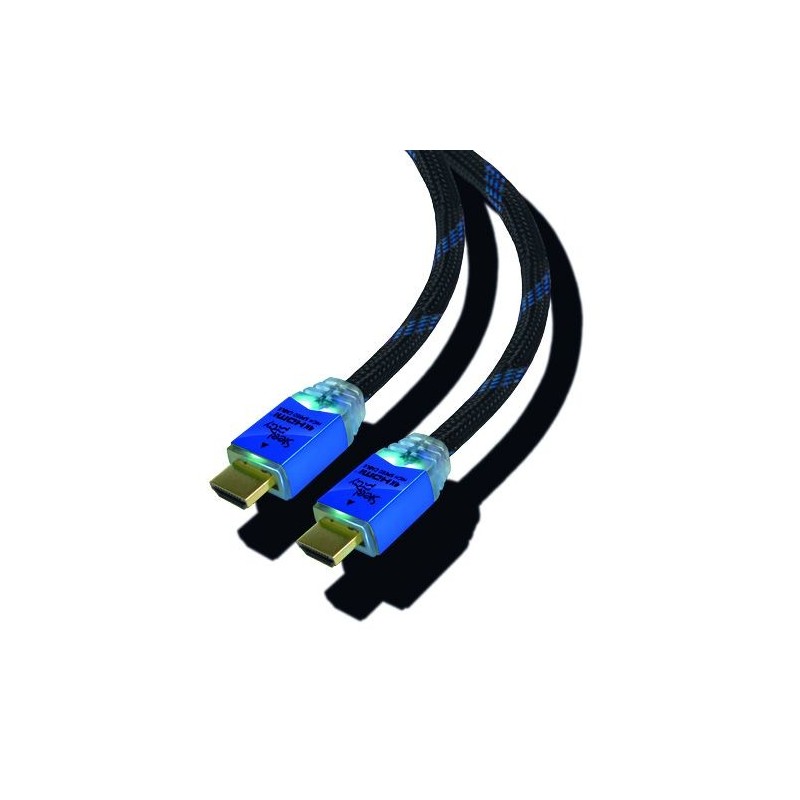 Steelplay JVAPS400039 câble HDMI 2 m HDMI Type A (Standard) Noir, Bleu