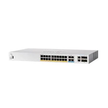 Cisco CBS350 Géré L3 Gigabit Ethernet (10 100 1000) Connexion Ethernet, supportant l'alimentation via ce port (PoE) 1U Noir,