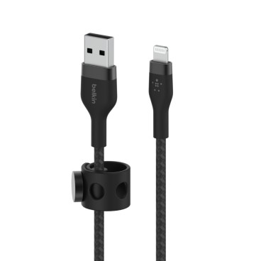 Belkin CAA010BT1MBK câble USB 1 m USB A USB C Lightning Noir