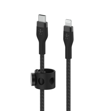 Belkin CAA011BT1MBK câble USB 1 m USB C USB C Lightning Noir