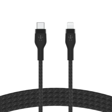 Belkin CAA011BT1MBK câble USB 1 m USB C USB C Lightning Noir