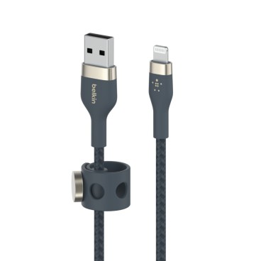 Belkin CAA010BT1MBL câble USB 1 m USB A USB C Lightning Bleu