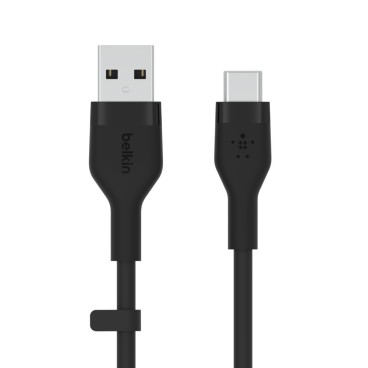 Belkin BOOST↑CHARGE Flex câble USB 3 m USB 2.0 USB A USB C Noir