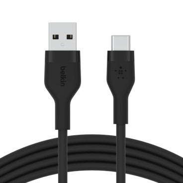 Belkin BOOST↑CHARGE Flex câble USB 3 m USB 2.0 USB A USB C Noir