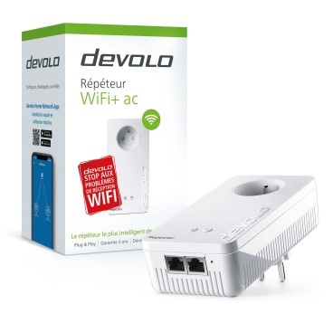 Devolo WiFi Repeater+ ac Répéteur réseau 1200 Mbit s Blanc