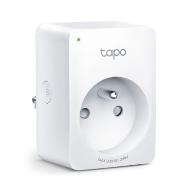TP-Link Tapo Mini Smart Wi-Fi Socket Energy Monitor Prise intelligente 3680 W Maison Blanc
