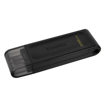 Kingston Technology 70 lecteur USB flash 256 Go USB Type-C 3.2 Gen 1 (3.1 Gen 1) Noir