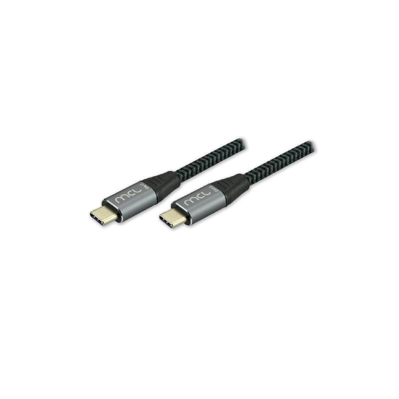 MCL MC1C99A003C1052 câble USB 2 m USB 3.2 Gen 2 (3.1 Gen 2) USB C Noir