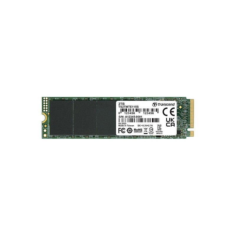 Transcend 115S M.2 2 To PCI Express 3.0 3D NAND NVMe