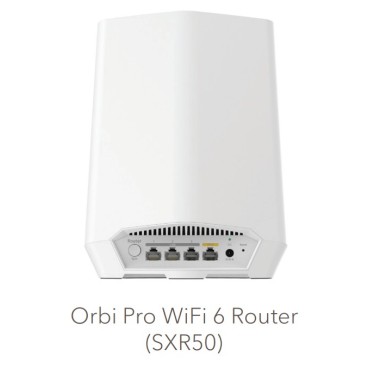 NETGEAR SXR50 Tri-bande (2,4 GHz   5 GHz   5 GHz) Wi-Fi 6 (802.11ax) Blanc 4 Interne
