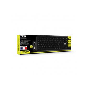 Port Designs 900752-W-FR clavier RF sans fil AZERTY Français Noir