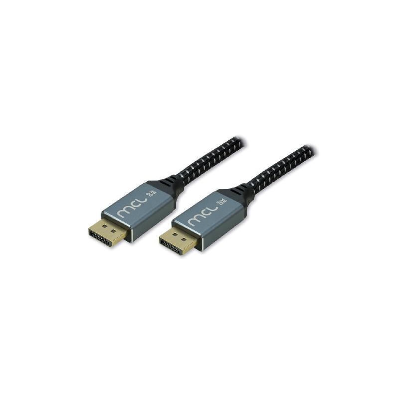 MCL MC3A99A0MC3993Z câble DisplayPort 3 m Noir, Blanc