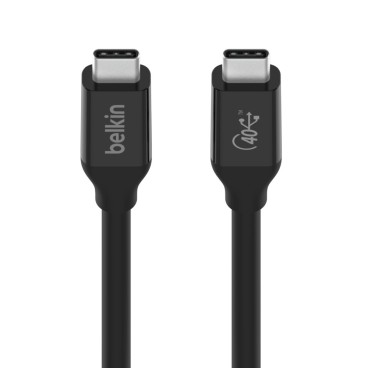 Belkin INZ001bt0.8MBK câble USB 0,8 m USB4 Gen 3x2 USB C Noir