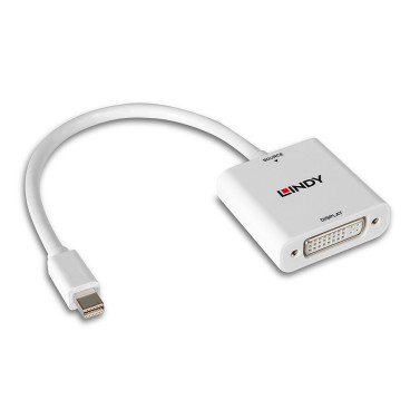 Lindy 38318 câble vidéo et adaptateur 0,18 m Mini DisplayPort DVI-I