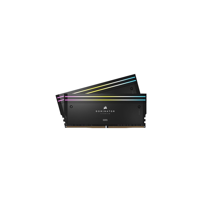 CORSAIR DOM. TITANIUM Black Heat. RGB LED D5 7000 32G (2x16G)