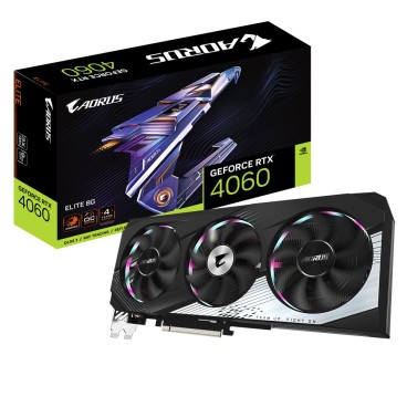 Gigabyte AORUS GeForce RTX 4060 ELITE 8G NVIDIA 8 Go GDDR6