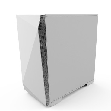 Zalman Z1 Iceberg White - mATX Mid Tower PC Case Pre-installed fan 2 x 120mm in Mini Tower Blanc