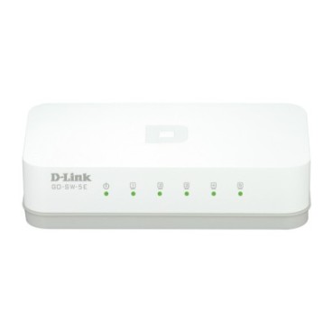 D-Link GO-SW-5E commutateur réseau Non-géré Fast Ethernet (10 100) Blanc