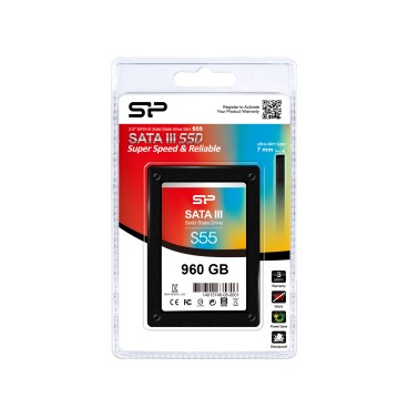 Silicon Power Slim S55 2.5" 960 Go Série ATA III TLC