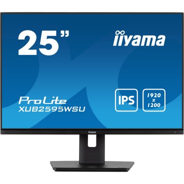 iiyama ProLite XUB2595WSU-B5 écran plat de PC 63,5 cm (25") 1920 x 1200 pixels WUXGA LED Noir