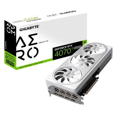 Gigabyte AERO GeForce RTX 4070 Ti SUPER OC 16G NVIDIA 16 Go GDDR6X