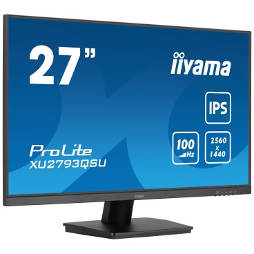 iiyama ProLite XU2793QSU-B6 écran plat de PC 68,6 cm (27") 2560 x 1440 pixels Wide Quad HD LED Noir