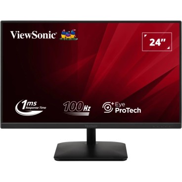 Viewsonic VA2408-MHDB écran plat de PC 61 cm (24") 1920 x 1080 pixels Full HD LED Noir