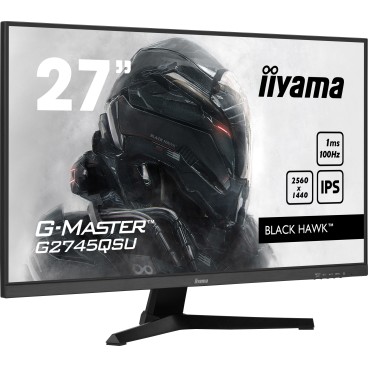 iiyama G-MASTER G2745QSU-B1 écran plat de PC 68,6 cm (27") 2560 x 1440 pixels Dual WQHD LED Noir