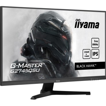 iiyama G-MASTER G2745QSU-B1 écran plat de PC 68,6 cm (27") 2560 x 1440 pixels Dual WQHD LED Noir