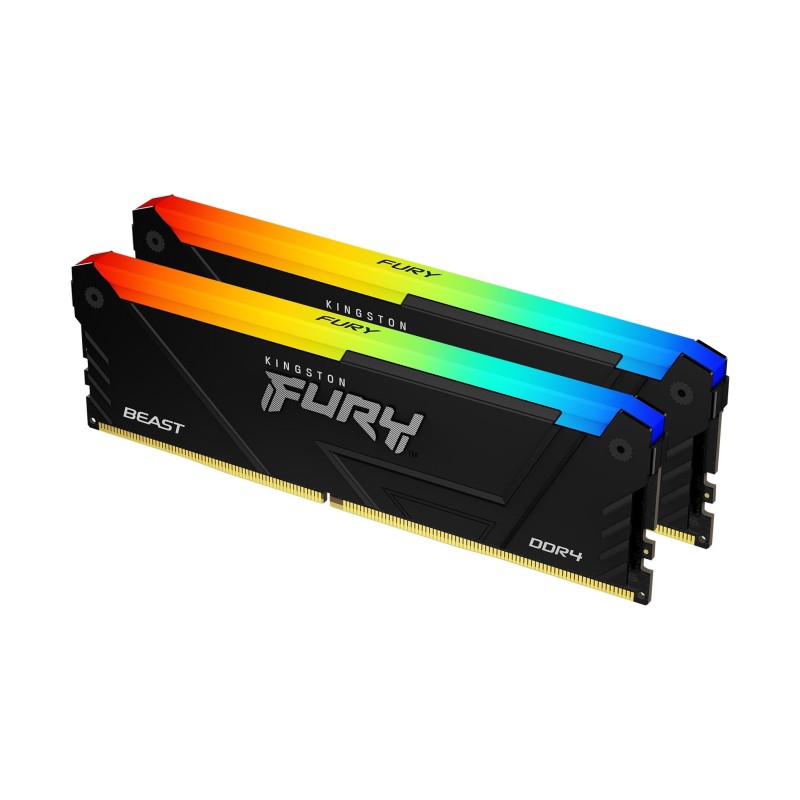 Kingston Technology FURY 16GB 3600MT s DDR4 CL17 DIMM (Kits de 2) Beast RGB