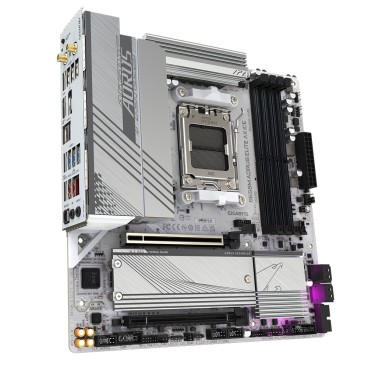 Gigabyte B650M AORUS ELITE AX ICE carte mère AMD B650 Emplacement AM5 micro ATX
