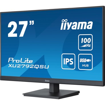 iiyama ProLite écran plat de PC 68,6 cm (27") 2560 x 1440 pixels Dual WQHD LED Noir