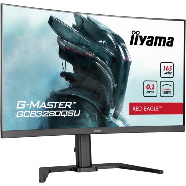 iiyama G-MASTER GCB3280QSU-B1 écran plat de PC 80 cm (31.5") 2560 x 1440 pixels LED Noir