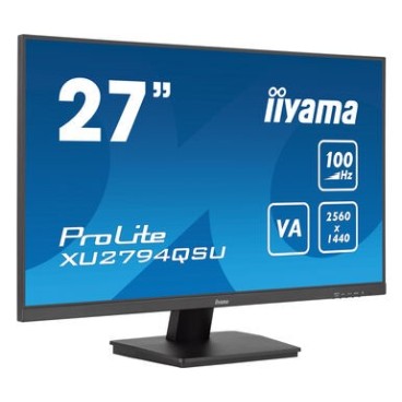 iiyama ProLite XU2794QSU-B6 écran plat de PC 68,6 cm (27") 2560 x 1440 pixels Wide Quad HD LCD Noir