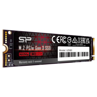Silicon Power UD80 M.2 500 Go PCI Express 3.0 3D NAND NVMe