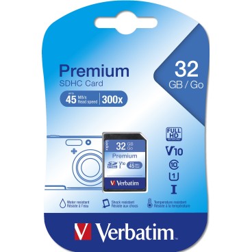 Verbatim Premium 32 Go SDHC Classe 10