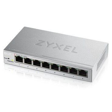 Zyxel GS1200-8 Géré Gigabit Ethernet (10 100 1000) Argent