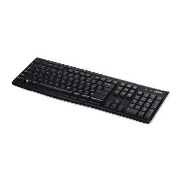 Logitech Wireless Keyboard K270 clavier RF sans fil QWERTY Anglais Noir