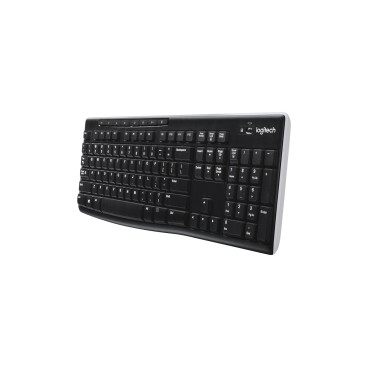 Logitech Wireless Keyboard K270 clavier RF sans fil QWERTY Anglais Noir