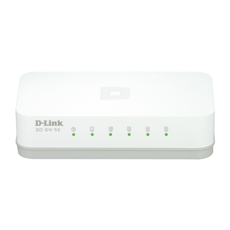 D-Link GO-SW-5E E commutateur réseau Non-géré Fast Ethernet (10 100) Blanc