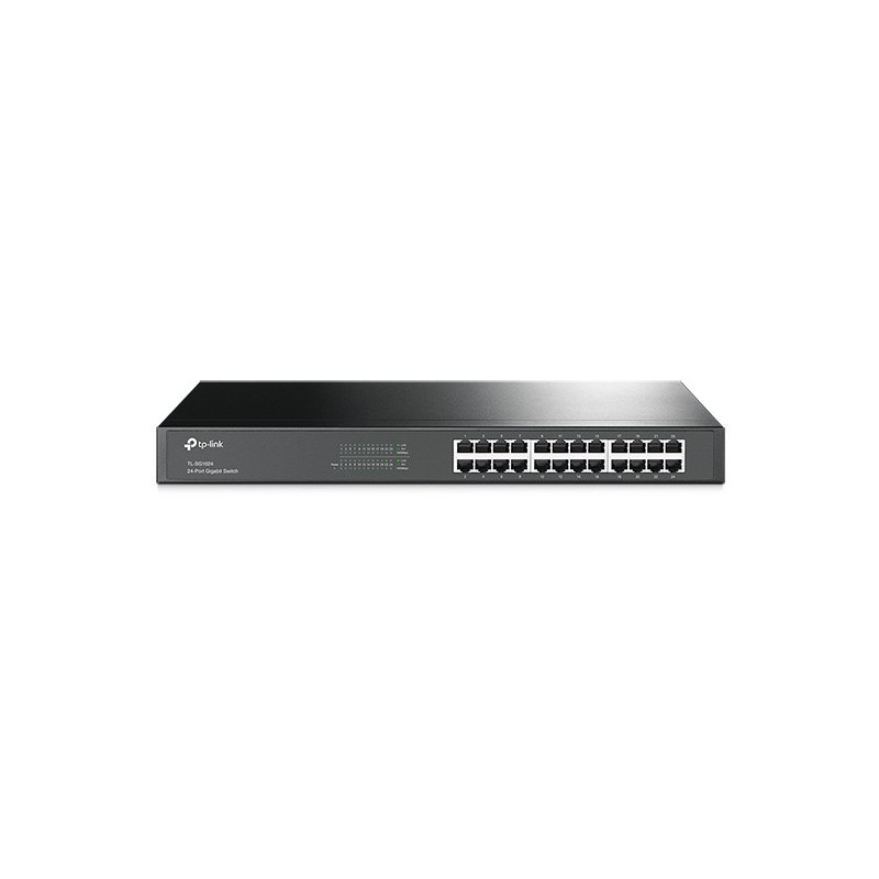 TP-Link TL-SG1024 Non-géré Gigabit Ethernet (10 100 1000) 1U Noir