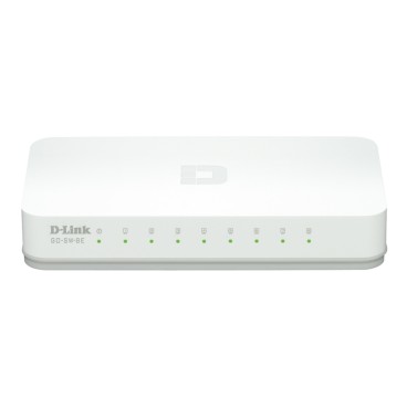 D-Link GO-SW-8E E commutateur réseau Non-géré Fast Ethernet (10 100) Blanc
