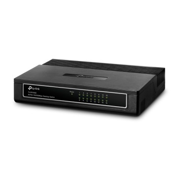 TP-Link TL-SF1016D Non-géré Fast Ethernet (10 100) Noir