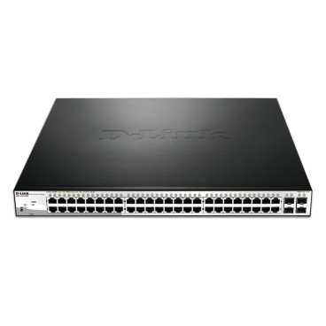 D-Link DGS-1210-52MP commutateur réseau Géré L2 Gigabit Ethernet (10 100 1000) Connexion Ethernet, supportant l'alimentation