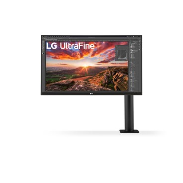 LG UltraFine Ergo LED display 68,6 cm (27") 3840 x 2160 pixels 4K Ultra HD Noir